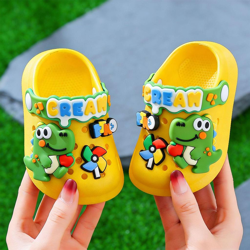EVA Kids Cute Cartoon Non-slip Summer Sandals - Closed-toe for Boys & Girls