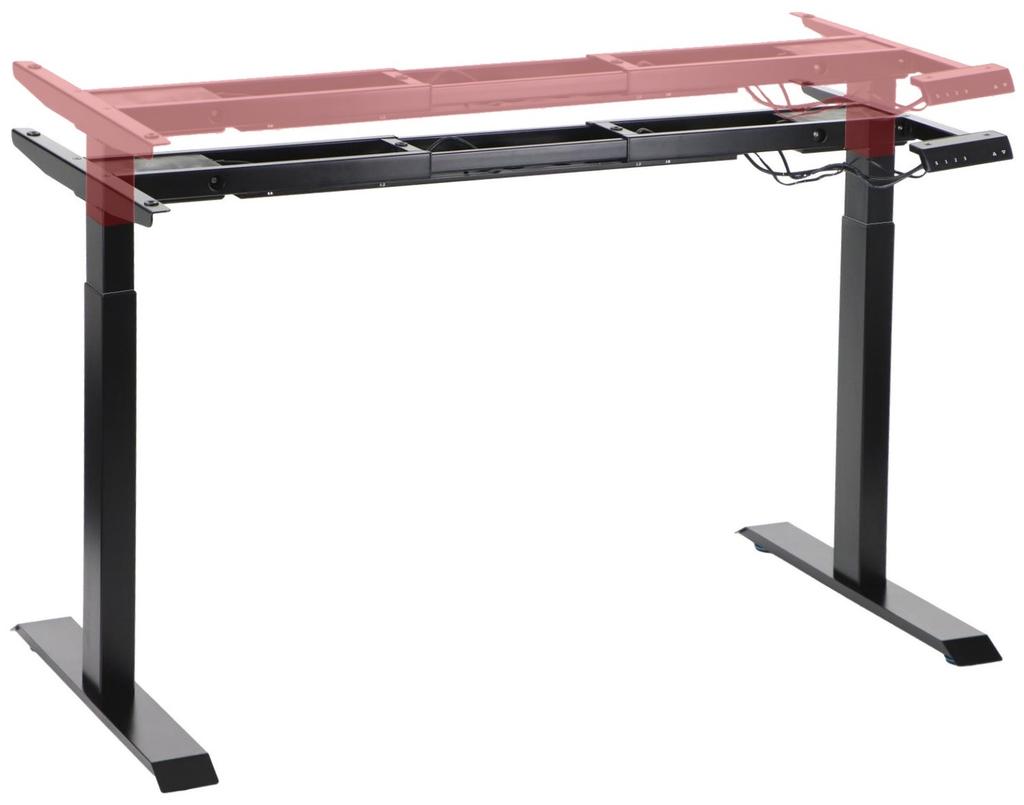 Frame with Electric Height Adjustment UT04E-2T/B BLACK