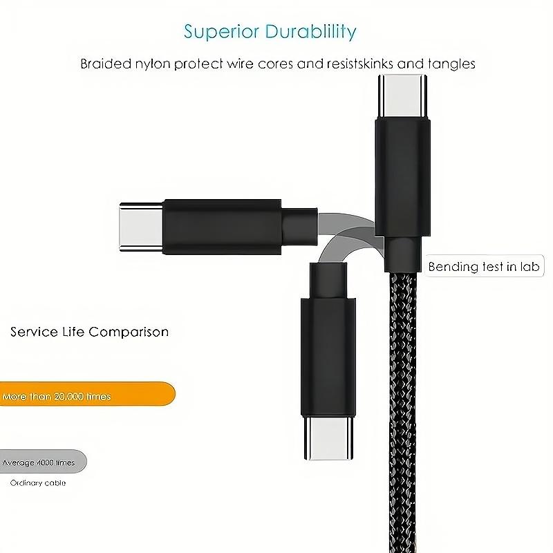 Digital Cables 3.3ft/6.6ft/9.9ft High-Speed USB Type-C Fast Charging Cable For Android Phones - Compatible With Samsung, Redmi, OnePlus, And Xiaomi