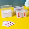 Plastic Clear Storage Box Storage Box Multipurpose For Game Card Rectangular Business Card Credit Card Holder Case Organizer