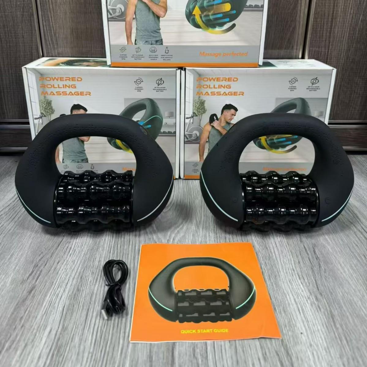 

Full Body Rolling Massager: Quick Relief for Sore Muscles with Three Gear Settings Roller Massager чорний