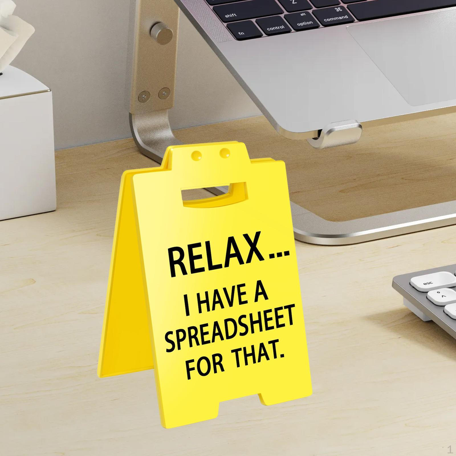

Funny Desk Sign Accessories Creative Novelty Humor Unique Office Decoration for Manager Style B