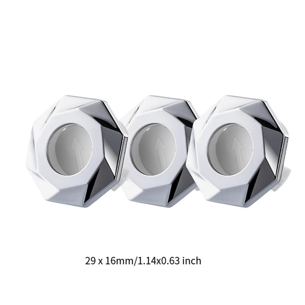 3 Pieces Sink Overflow Cover Basin Trim Vanity Overflow Ring