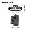 1 Set 6 Pin Throttle Position Sensor Connector Adapter Plug Clip Kit Universal