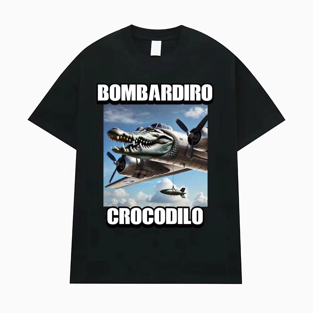 2025 Summer New Hot Tralalero Tralala Funny Shark Graphic Printing Men's and Women's Casual T-shirt O Collar Men's Clothes
