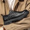 Topánky v britskom štýle Jeseň/Zima Pánske topánky z pravej kože Pánske čižmy Pánske topánky Oxford Topánky Derby Pánske brogues topánky