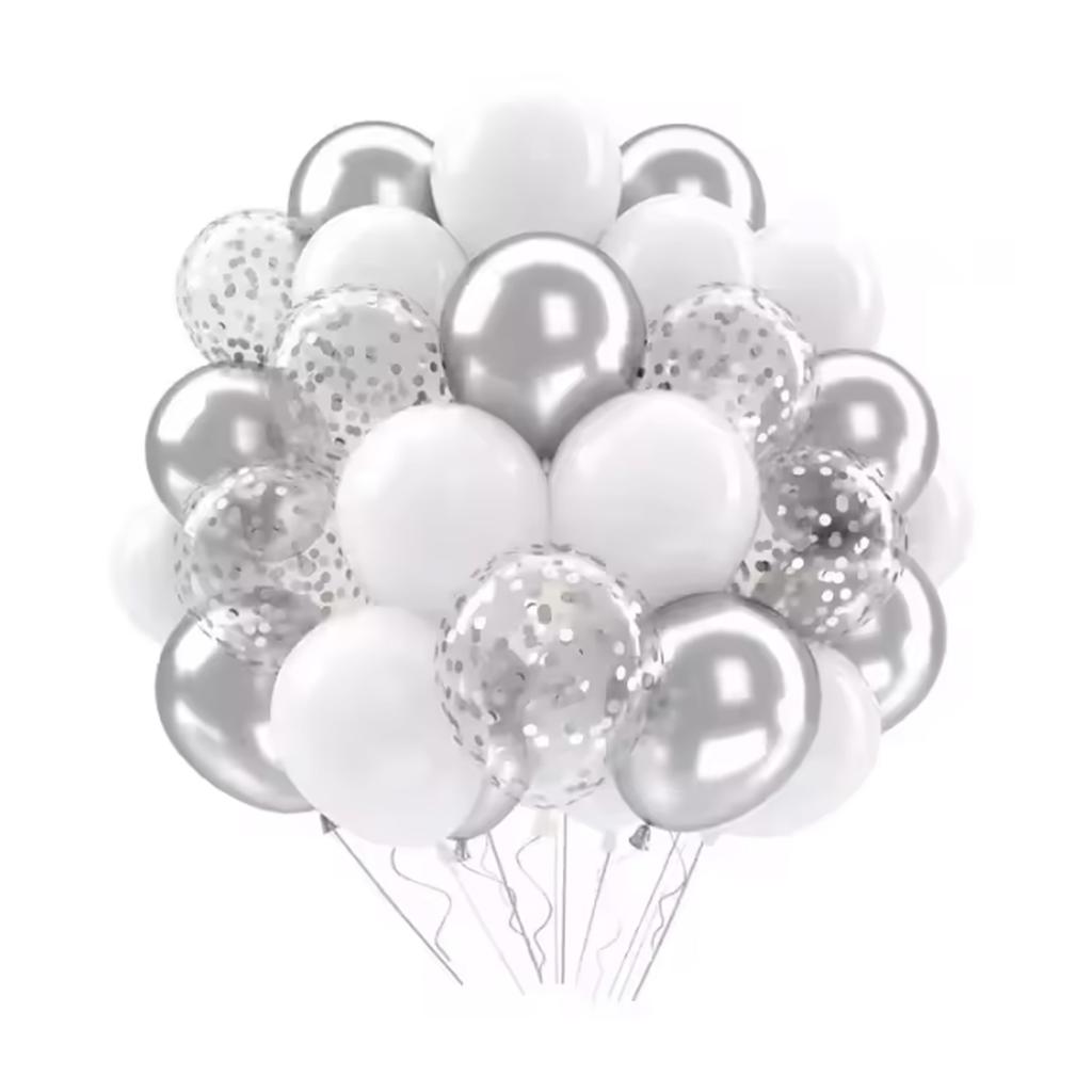 35pcs 12 inch metal balloons matte latex balloons gold confetti balloons birthday wedding party decoration