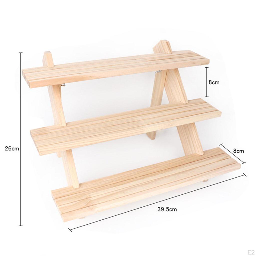 Holder Jewelry Craft Towers Handmade Desktop Photo Props Decor Organizer Display Stand for