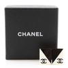 CHANEL COCO Mark Earring Square Black / white plastic Square 5g Women Used