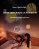 Rechargeable Earth & Moon Star Projector Night Light for Bedroom Atmosphere 
