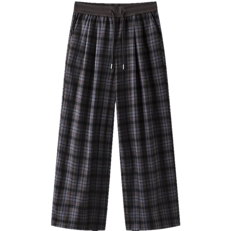 Женские повседневные брюки Semir в клетку с широкими штанинами XS