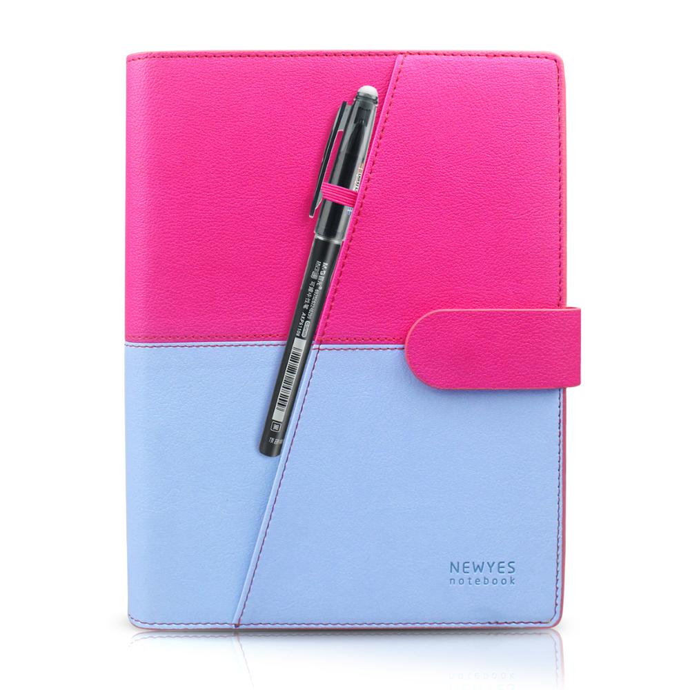 Dropshipping Smart Erasable Notebook Leather Paper Reusable Wirebound Notebook Cloud Storage Flash Storage Lined With Pen Quality A5