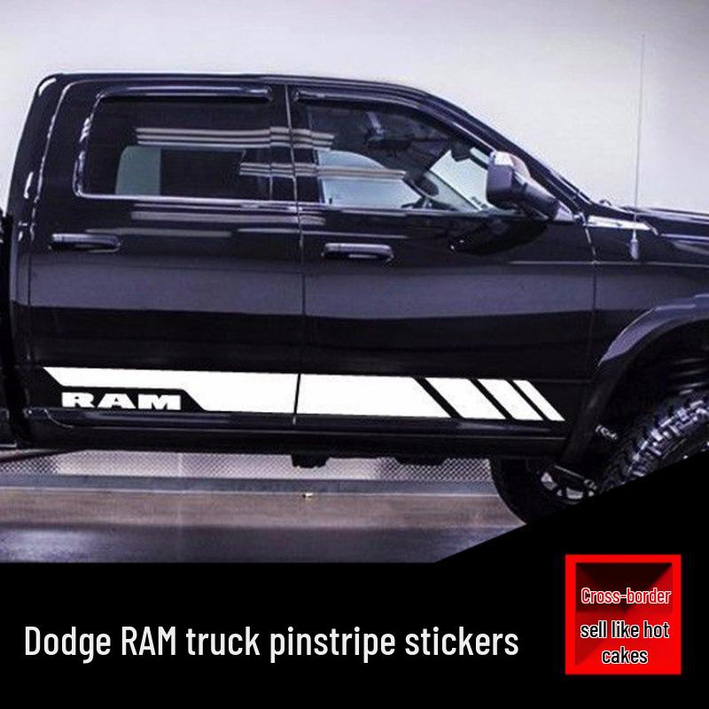 Horký prodej Vinylová nálepka na auto se vzorem pruhů Ram Pinstriping