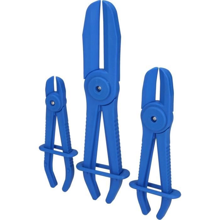 Jeu de pinces à clamper les tuyaux | droit | 3 pièces - Brilliant Tools BT521010