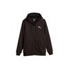 Sweatshirts Men's Black Hooded Moderate Cardigan 678377-01