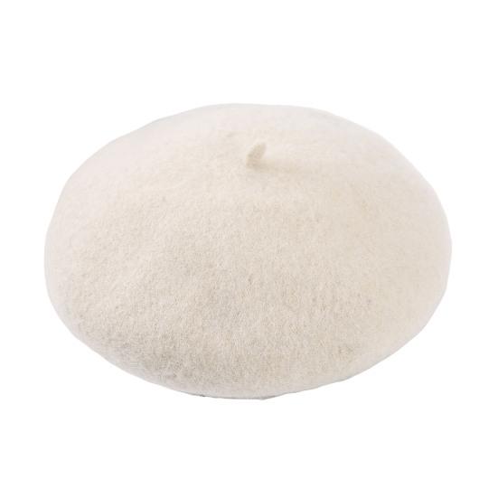 Painter Hat Solid Color Soft Texture Unisex Furry Bucket Hat Easy to Clean Winter Furry Beret Hat Fashion Accessories