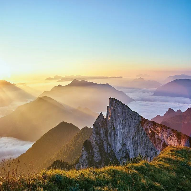 

Воздушный шар с изображением вершины горы, гобелен для спальни, гостиной, украшение на стену дома, гобелен 100x75cm