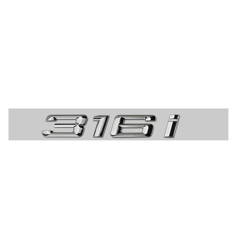 3D ABS Auto Buchstaben Kofferraum Emblem 316i 318i 320i 325i 328i 330i 335i 330d 320d Logo Aufkleber für BMW E46 F30 E90 Zubehör