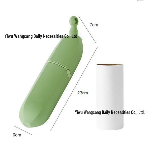 Tearable Banana Lint Roller: Portable Pet Hair and Dust Remover for Clothes and Home.
