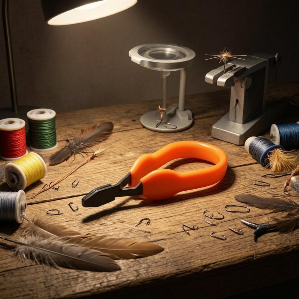 Hackle Pliers NonSlip Fly Tying Lightweight for Anglers