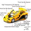 1:32 F1 765LT Car Model Toy Doors Opened Pull Back Sound Light Alloy Diecast Miniature Supercar Models Decorative Ornaments