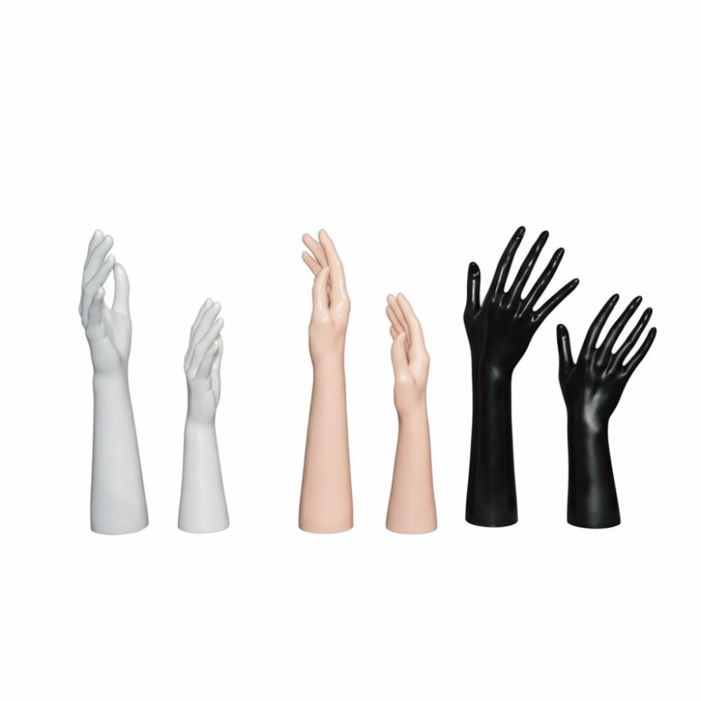 Multi-purpose 25/32cm Mannequin Hand PVC Long Arm Bangle Holder Fake Hand Model Jewelry Display Holder