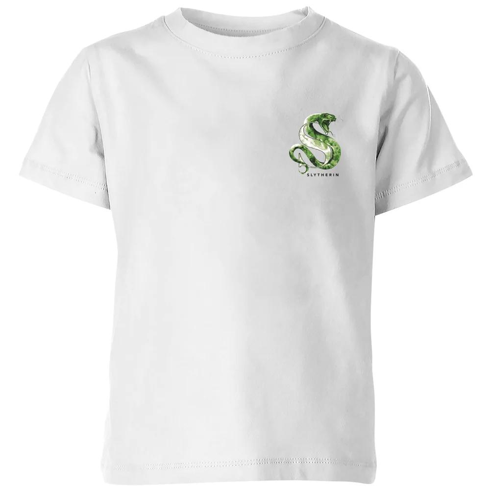 Harry Potter Slytherin Kids  T-Shirt - White - 3-4 Years 150