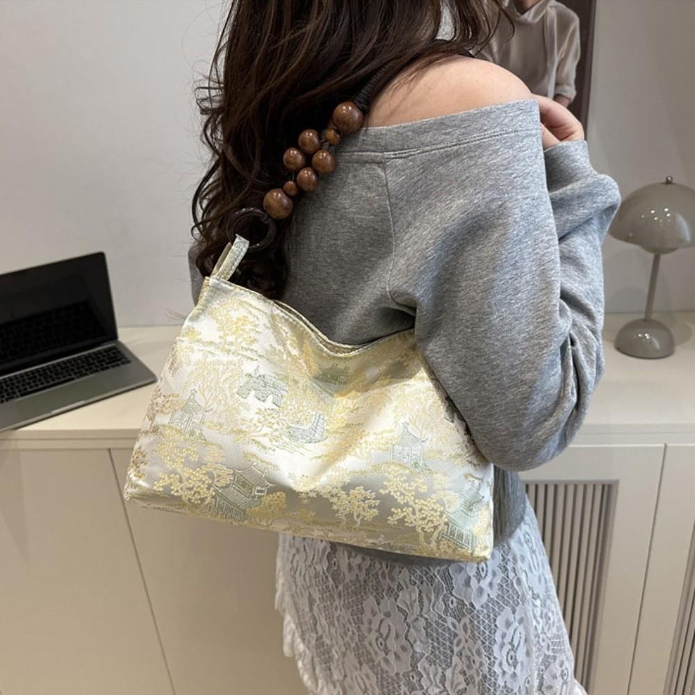 Cloth Pea Purses Large Capacity Cheongsam Bag Retro Chinese Style Handbag  Work