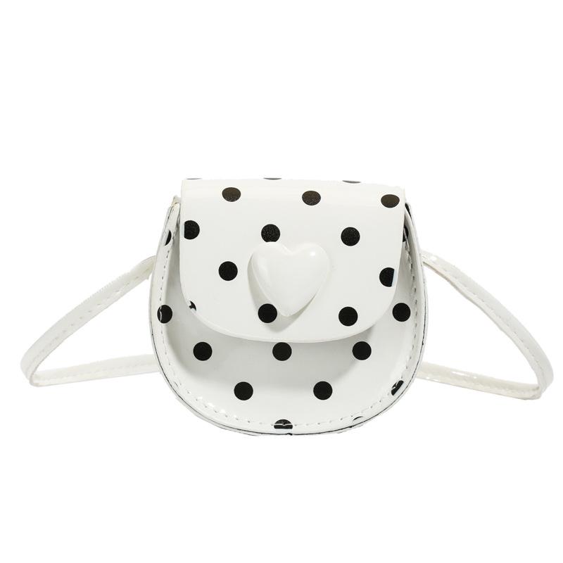 Argyle Polka Dot Mini Crossbody Bag for Girls - Cute Handheld Shoulder Bag