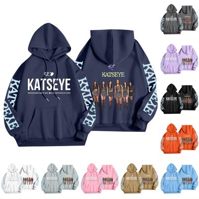 Ανδρικό/Γυναικείο Μοντέρνο Ελαφρύ Πουλόβερ με Μακριά Μανίκια και Τσέπες με Τυπωμένο Φούτερ