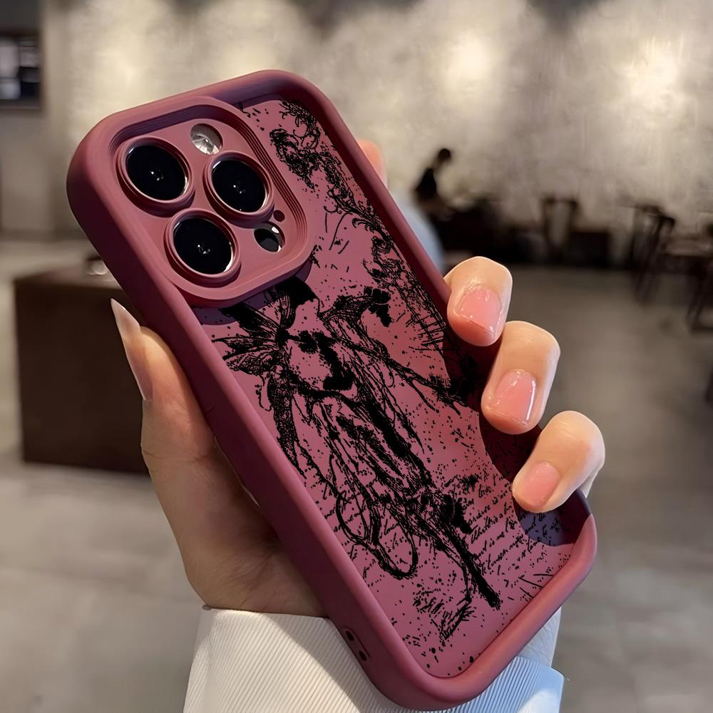 Luksusowe Ciemne Gotyckie Etui na Telefon z Krzyżem Dla Samsung Galaxy A17 A07 A06 A26 A16 A06 A35 A55 A25 A05s A15 A54 A34 A36 A24 4G 5G