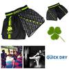 Clover Muay Thai Kickboxing Boxing MMA UFC Casual Shorts Gym Sport Unisex Men Women Workout Quick Dry Print Elastic High Waist Training
