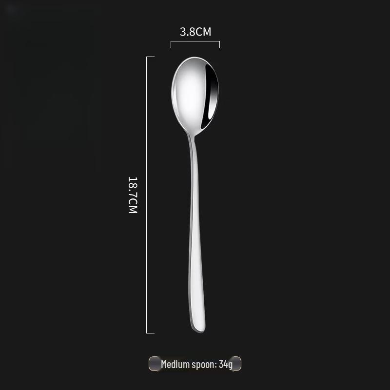Ruhan European Style 304 Stainless Steel Spoon Set