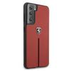 Ferrari Feosihcs21Mre S21+ G996 Czerwony/Red Hardcase Off Track Leather Nylon Stripe