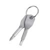 Mini 2-in-1 Stainless Steel Screwdriver Keychain (plate + Phillips) Lightweight and Rustproof