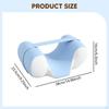 Back Sleeping Pillow Memory Foam,Head Neck Support,Antiside Ergonomic Versatile