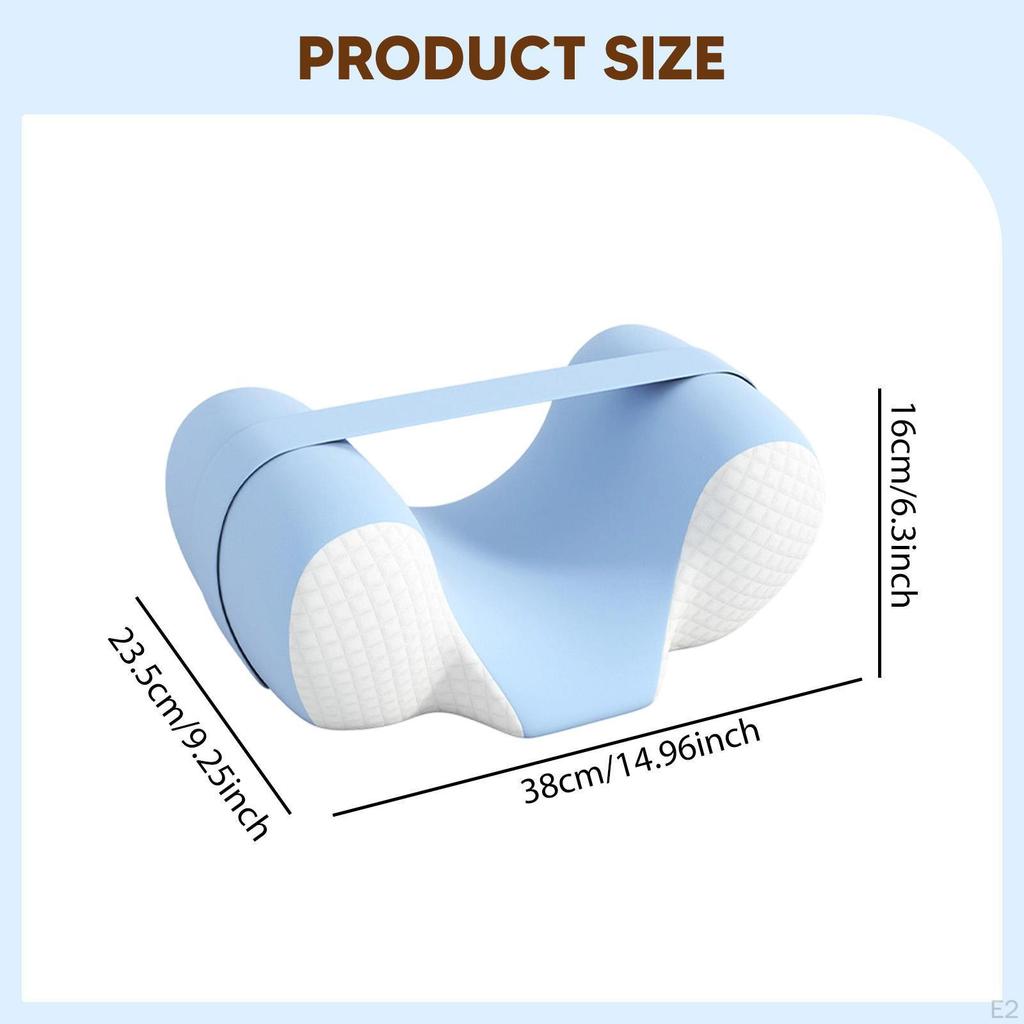 Back Sleeping Pillow Memory Foam,Head Neck Support,Antiside Ergonomic Versatile