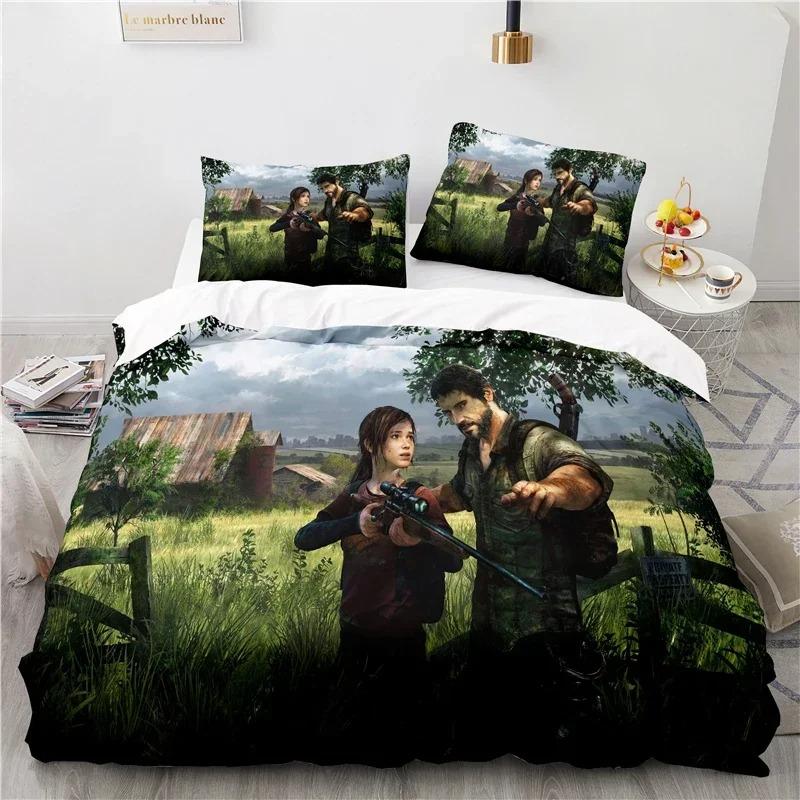 3D Printed The Last of Us Duvet Cover Game Pillowcase Bedding Set Double Twin Full Queen King Adult Kids Bedclothes Quilt Cover