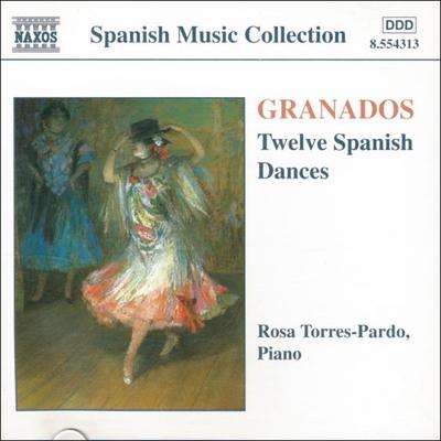 CD ENRIQUE GRANADOS, ROSA TORRES-PARDO - Twelve Spanish Dance 8554313 Naxos 1998 Germany Classical Used
