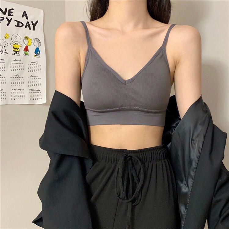 Beautiful Cross-Border Wireless Bra with Stylish Back Straps - Perfect for Students and Trendsetters