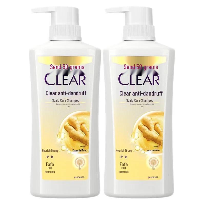 CLEAR Anti-Dandruff Ginger Scalp Care Shampoo Duo Pack