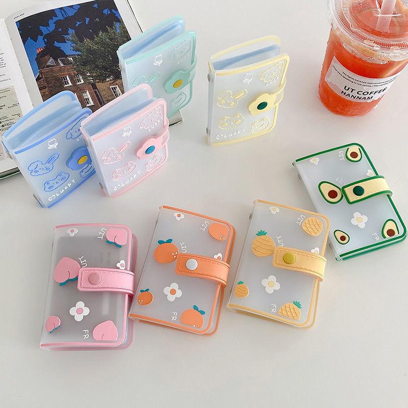 Mini Photo Album Album PVC Photocard Holder Women ID Credit Card Holder Photocard Binder