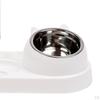 Automatic Cat Water Dispenser and Food Bowl Set Tilted Raised Feeding Bowls