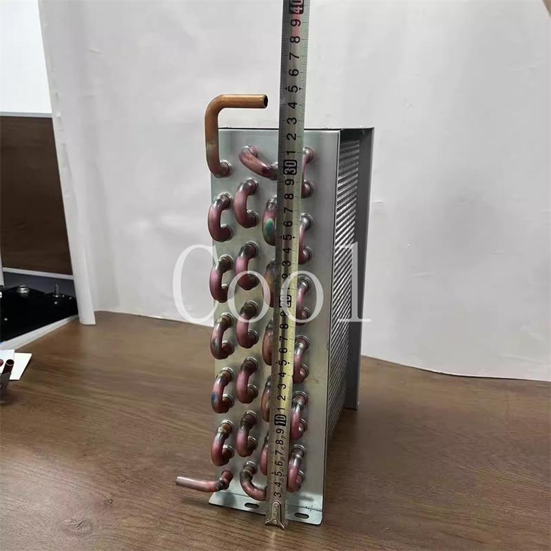 172*80*155mm Zbiornik na wodę Skraplacz chłodzący Miedziana rurka Grzejnik UV Płaski drukarka LED Lampa do utwardzania UV Skraplacz zbiornika na wodę