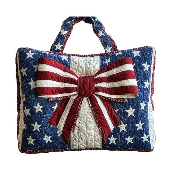 Quilted Vintage Handbag Women Tote Bag Shoulder Bag Machine Washable Floral Purse for Commuting Travel Grocery Shopping Beach