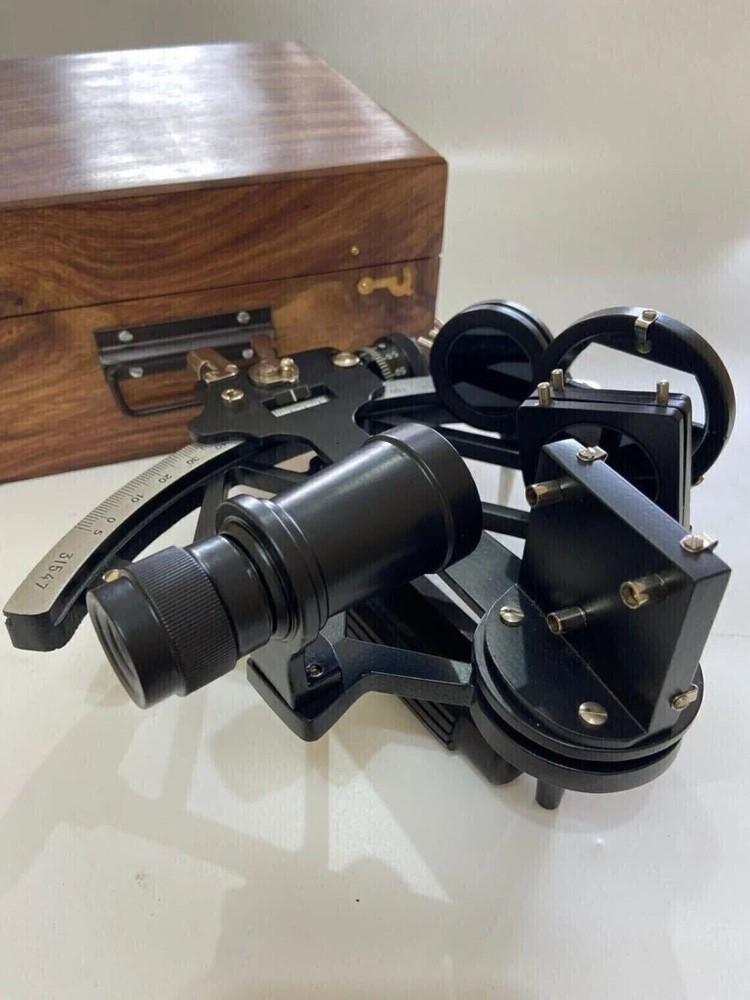 8" Messing Nautisch Marine Antik Navigationsinstrument Astrolab Sextant