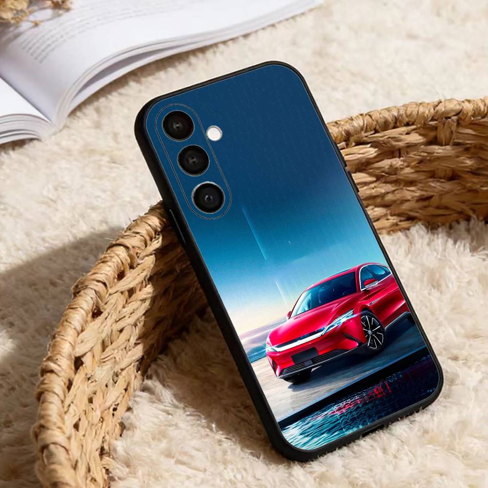 

E-Electric Car BYD Phone Case For Samsung Galaxy A91,80,73,72 ,71,53,52,32 ,31,22,21s,20,Soft Black Case Samsung a50 30s 50s