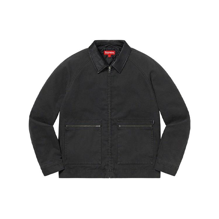 Supreme FW20 Week 9 Leather Collar Work Jacket 'Multicolor' Men's SUP-FW20-228