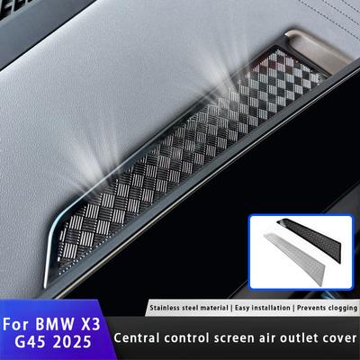 For BMW X3 G45 2025 Center Console Dashboard Air Conditioning Outlet Cover Anti-Dust Grille Protector Car Interior Accessories