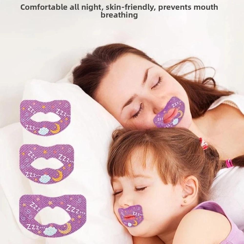 30Pcs Noise Reduction Night Sleep Correction Patch Soundproof Mouth Tape  Travel
